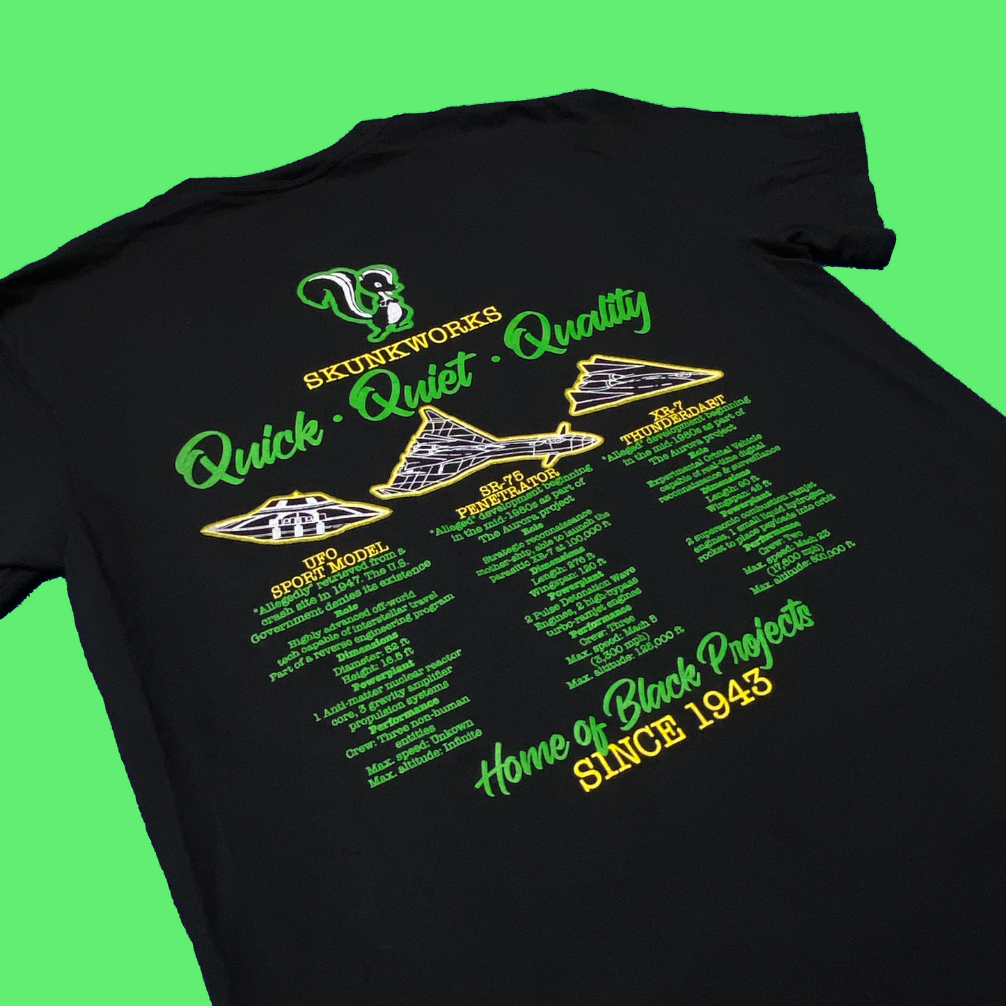 "Alleged" Skunk Works Projects Pocket Shirt