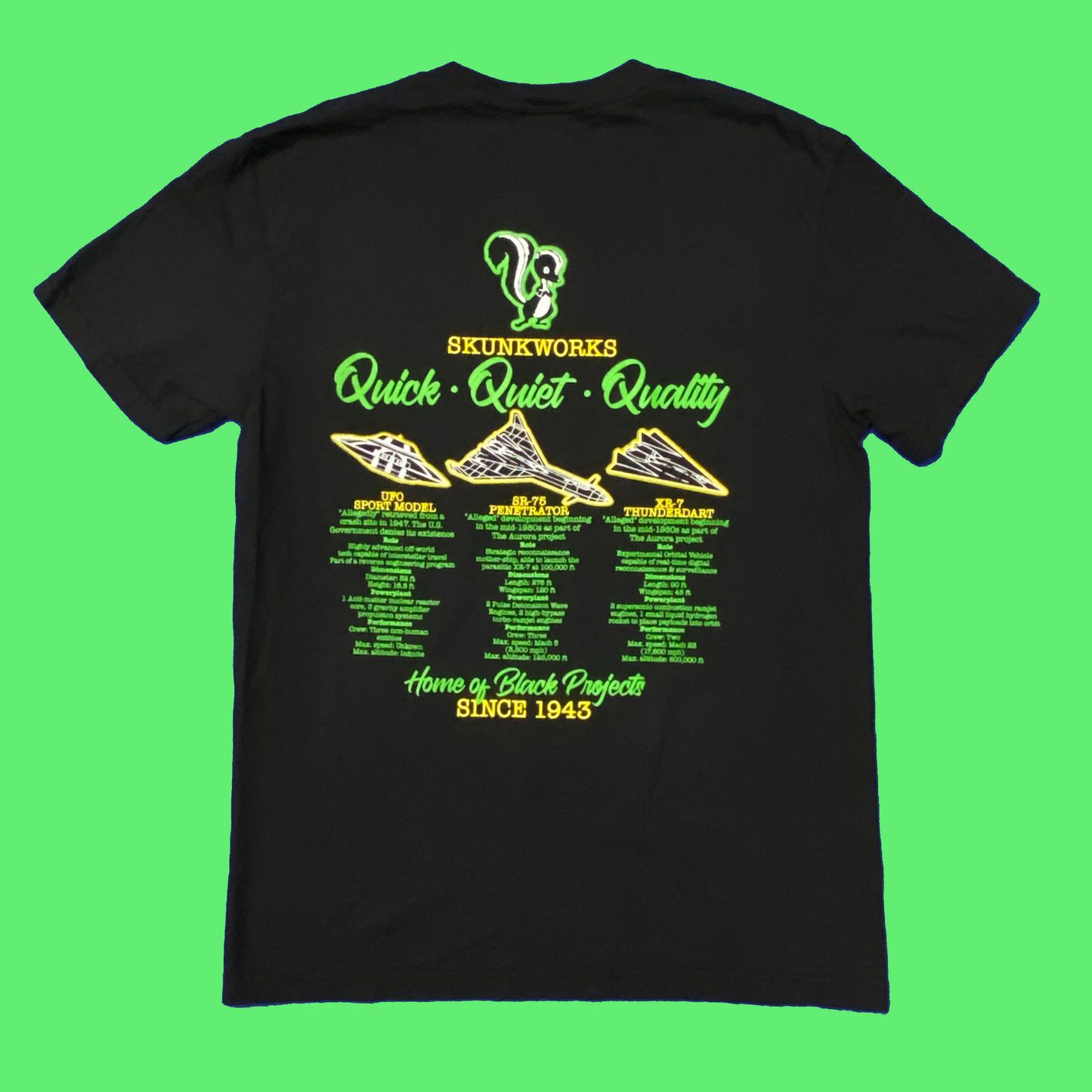 "Alleged" Skunk Works Projects Pocket Shirt